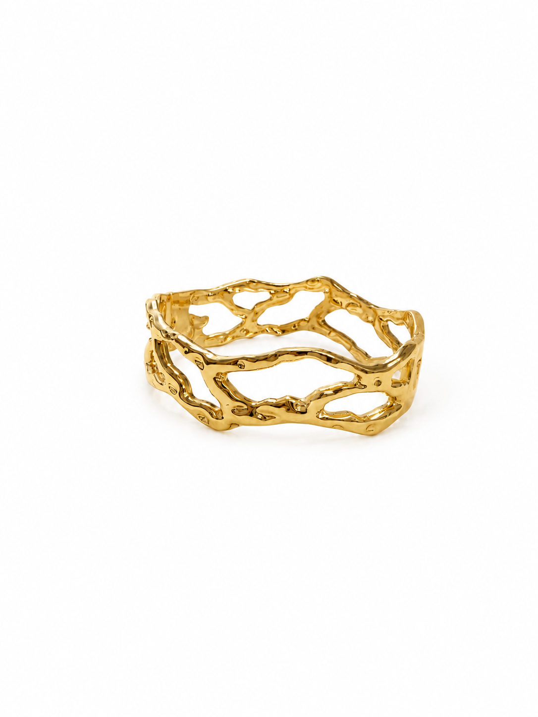 Golden Cutout Bangle