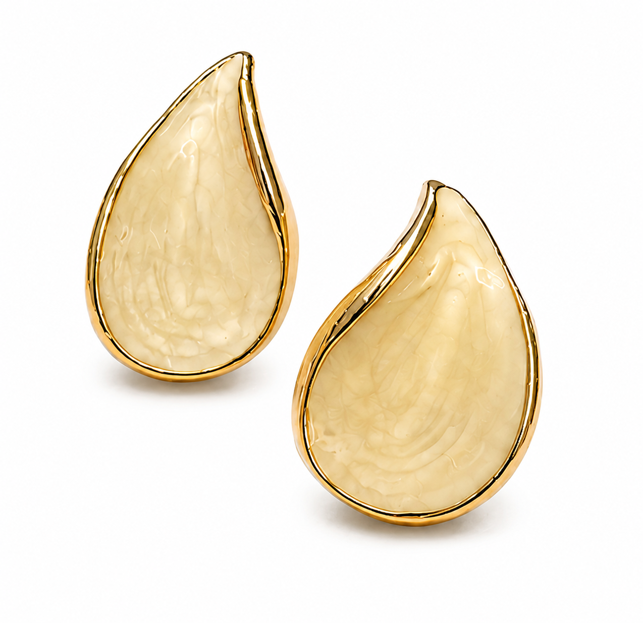Teardrop Stud Earrings