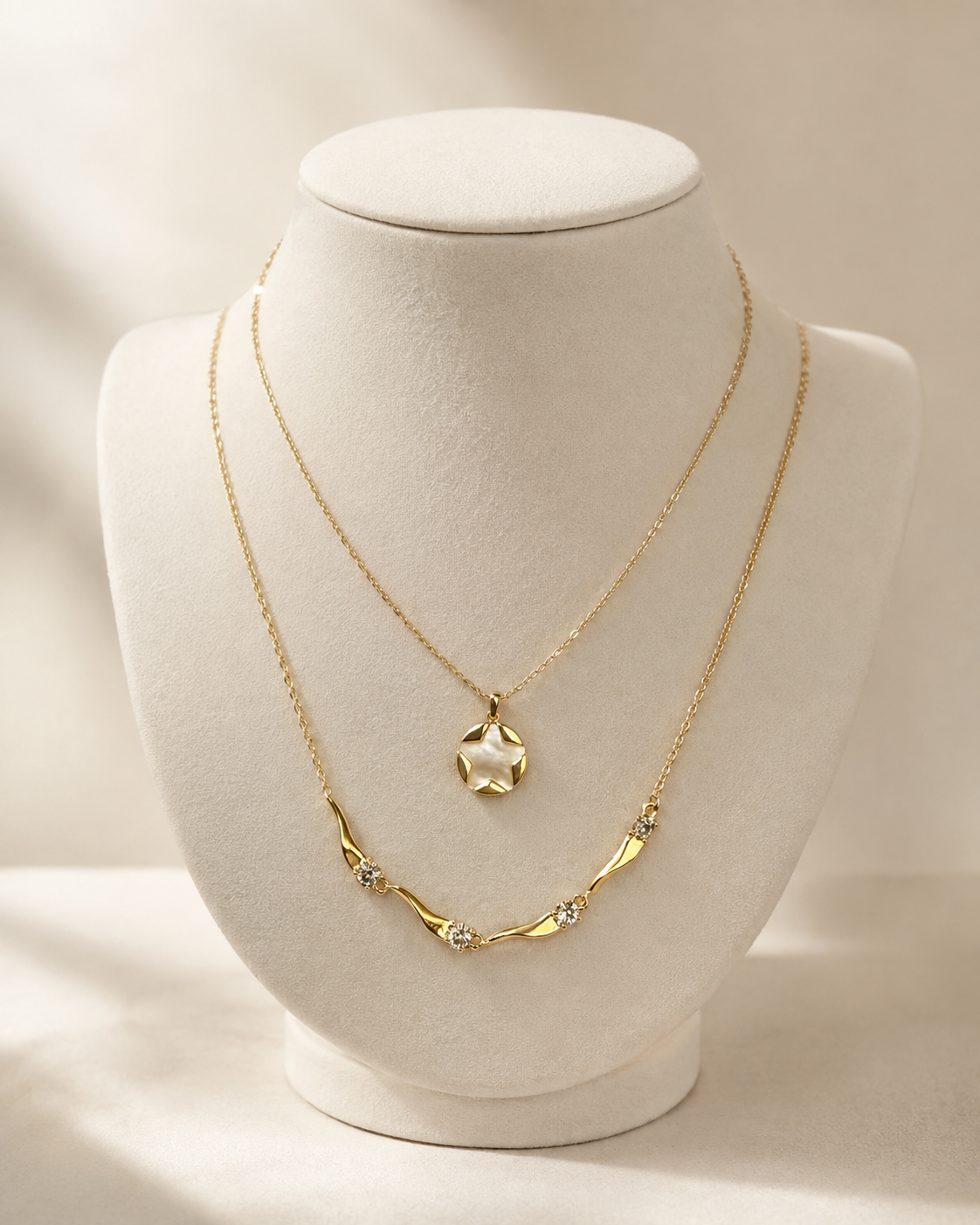 Layered Star Necklace