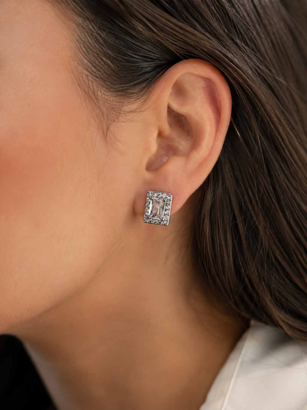 Halo Stud Earrings