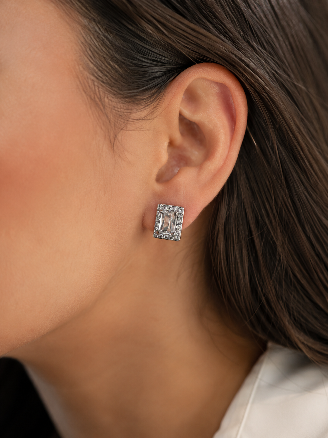 Halo Stud Earrings