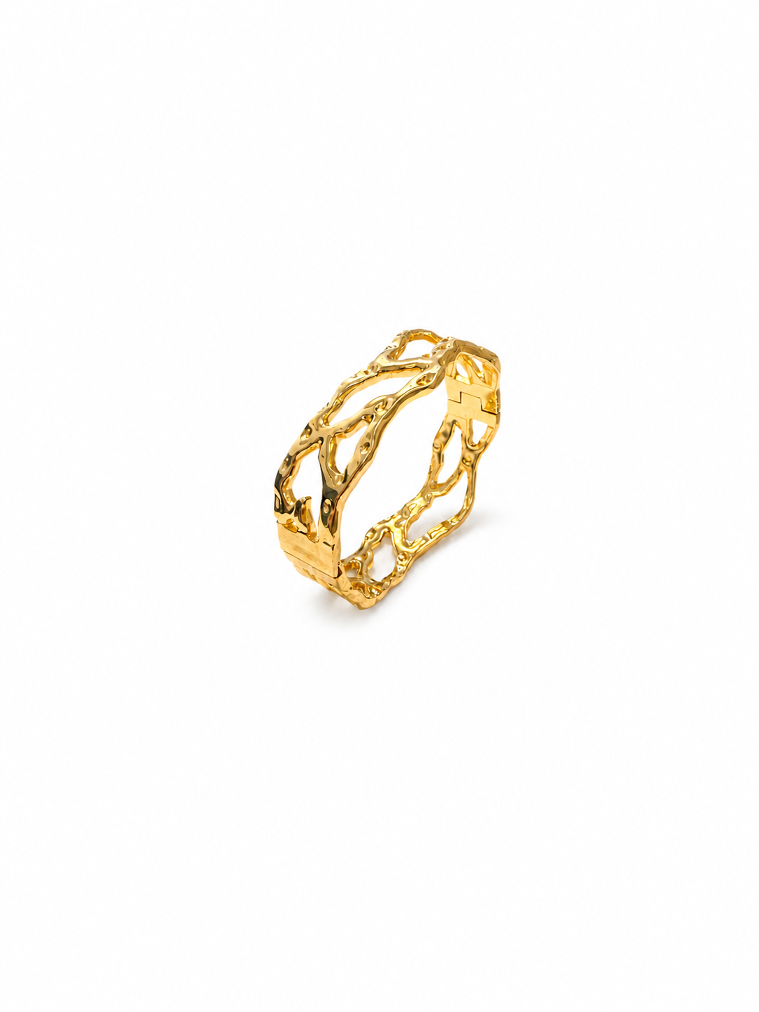 Golden Cutout Bangle